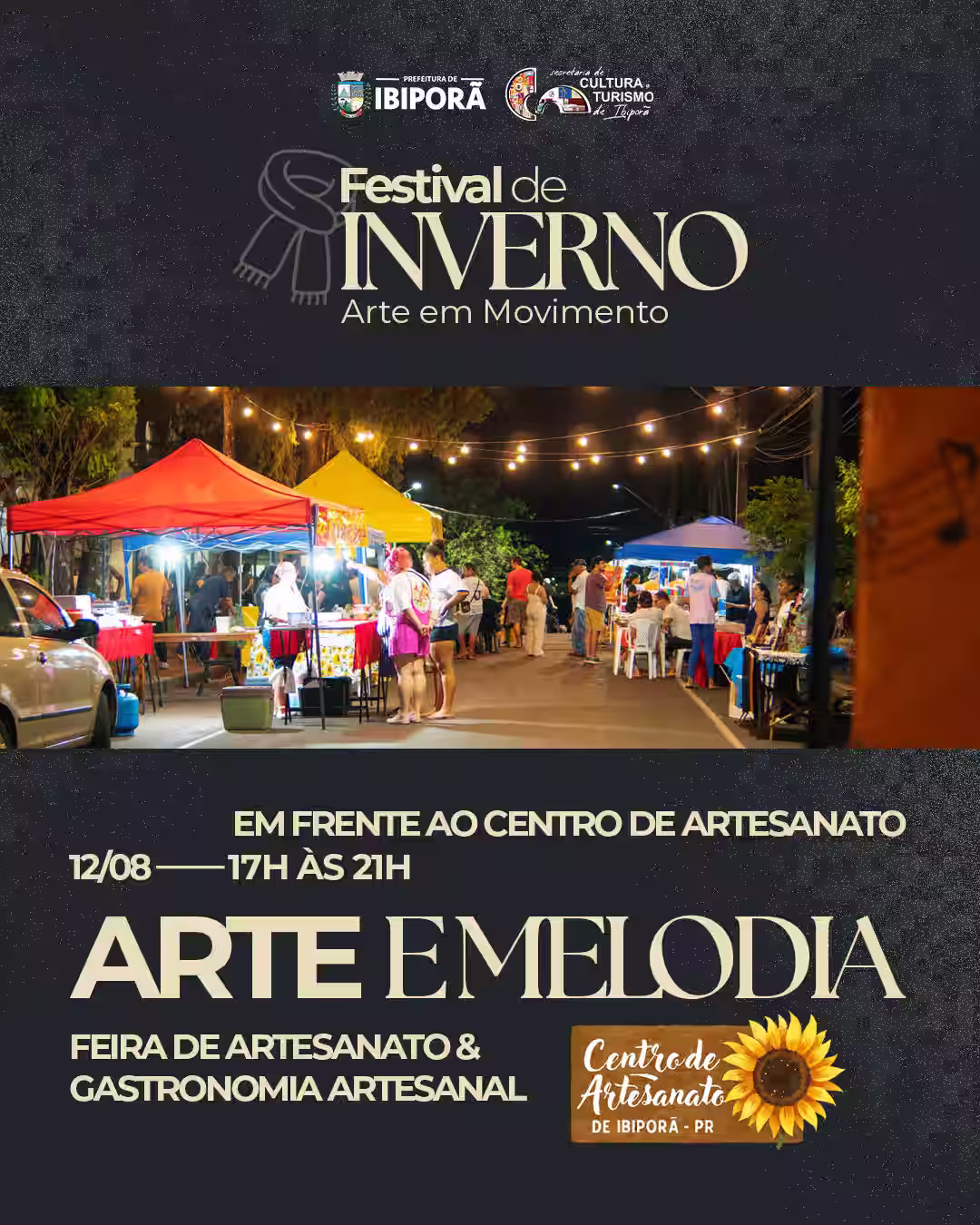 Feira Arte Melodia em Ibiporã Festival de Inverno